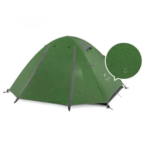 Палатка Naturehike P-Series 4 Man Forest Green