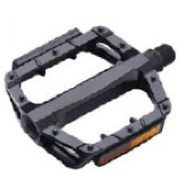 Педали Vinca Sport VP 969 SDU, алюминиевые, черные, резьба 9/16, пром.подшипник