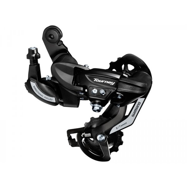 Переключатель скоростей задний Shimano Tourney, TY500, 6/7ск., крепление на петух