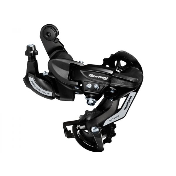 Переключатель скоростей задний Shimano Tourney, TY500, 6/7ск., крепление на петух