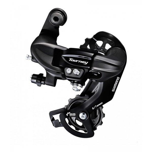 Переключатель скоростей задний Shimano Tourney, TY300, 6/7ск., крепление на петух