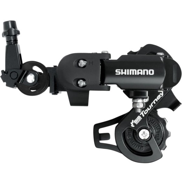Переключатель скоростей задний Shimano Tourney, RD-FT35, 6/7ск., супер короткая лапка, крепление ось