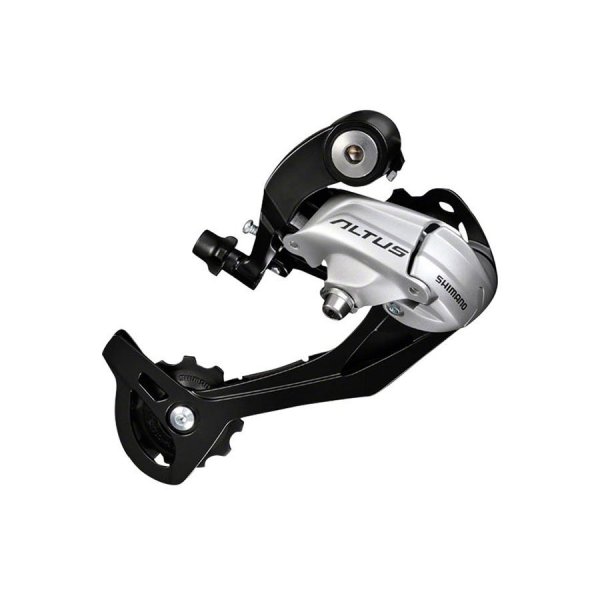Переключатель скоростей задний Shimano Altus, M370, SGS, 9 ск., цв. серебр.