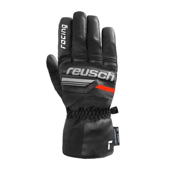 Перчатки REUSCH Ski Race VC R-TEX XT Black/White/Fluo Red (10,5)