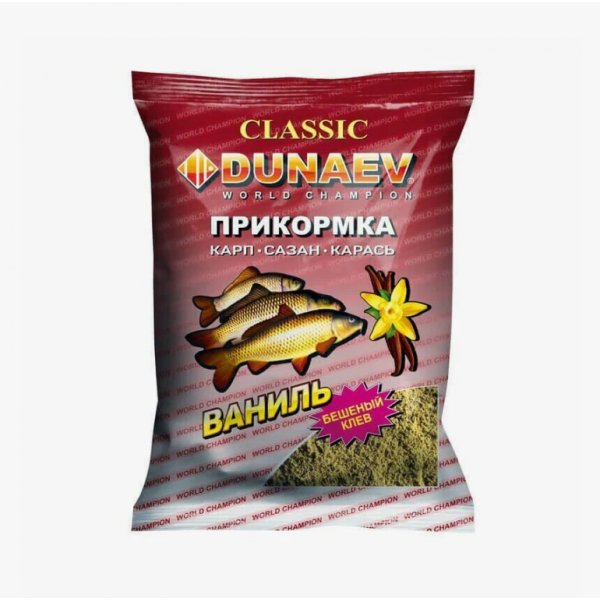 Прикормка DUNAEV КЛАССИКА 0,9кг Карп Ваниль