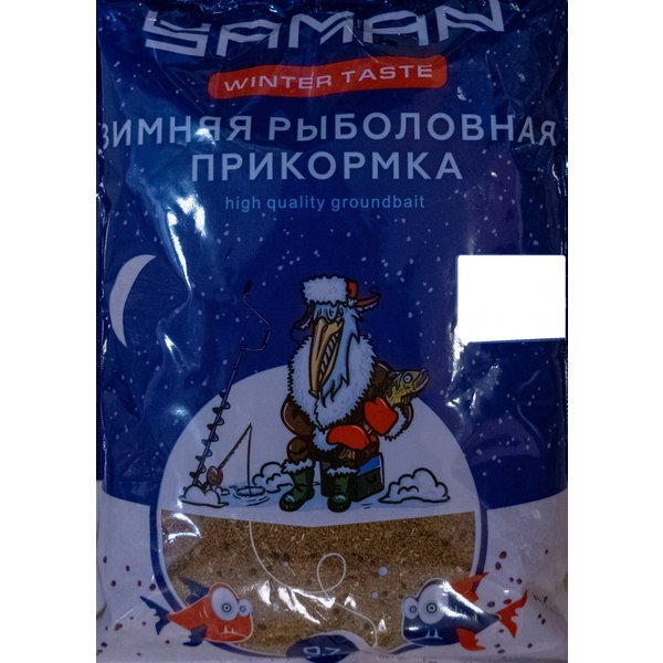 Прикормка Yaman Winter Taste Лещ зимняя (бисквит), цв. чёрный, 700 г/20/