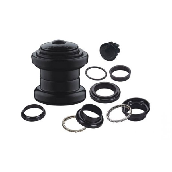 Рулевая колонка Kenli безрезьбовой с якорем и подшипн. черн. 28,6*34*30 в инд.упак.