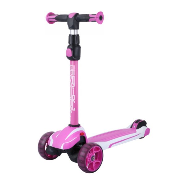 Самокат 3-х колесный TECH TEAM Surf girl white/pink