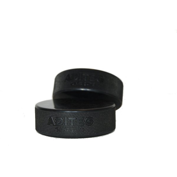 Шайба хоккейная FISHER game puck unprint (ADITEG)