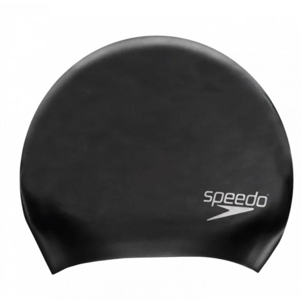 Шапочка для плавания (силикон) SPEEDO Long Hair Cap, черный