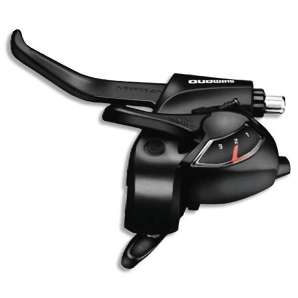 Шифтер/тормозная ручка SHIMANO Tourney, ST-EF41-3, черн., левый, 3ск,