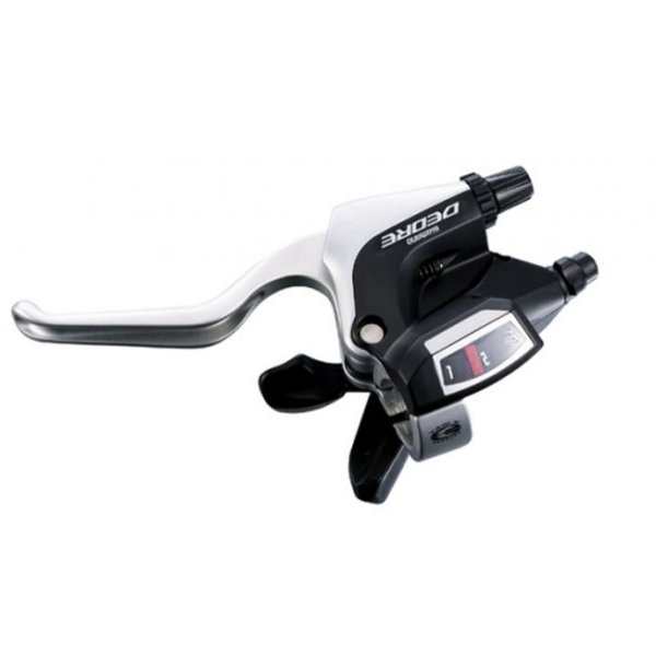 Шифтер Shimano Deore ST-M590 левый, 3 скор., 3 пальца, чёрный
