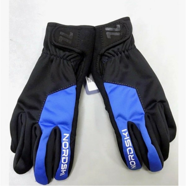 Перчатки Nordski Racing Black/Blue WS (6-XXS)