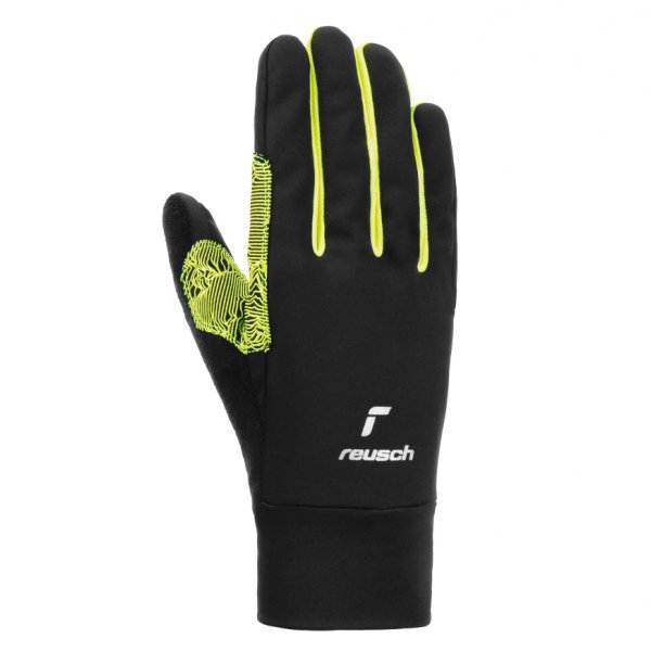 Перчатки REUSCH Arien Stormbloxx Touch-Tec Black/Safety Yellow (11) унисекс