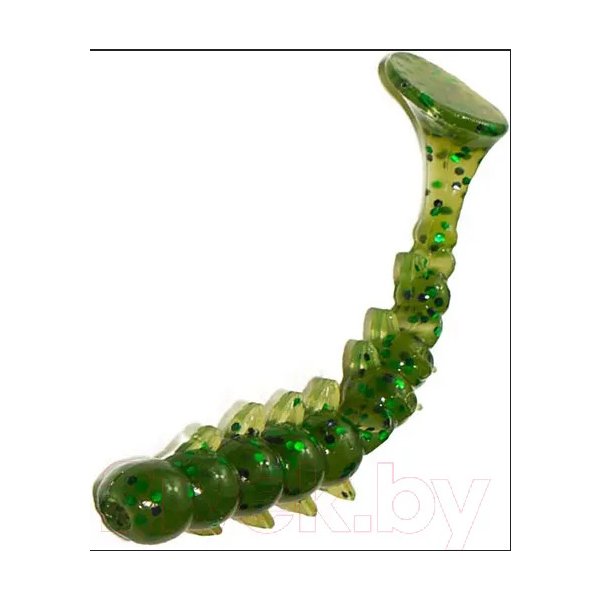 Съедобная приманка Сатана (Цвет 17, Киви) (Креветка 10 см)
