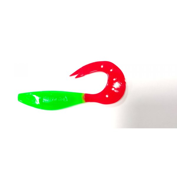 Твистер Helios Kasandra 429/10,9см Lime &amp;amp; Red (HS-34-021-N)