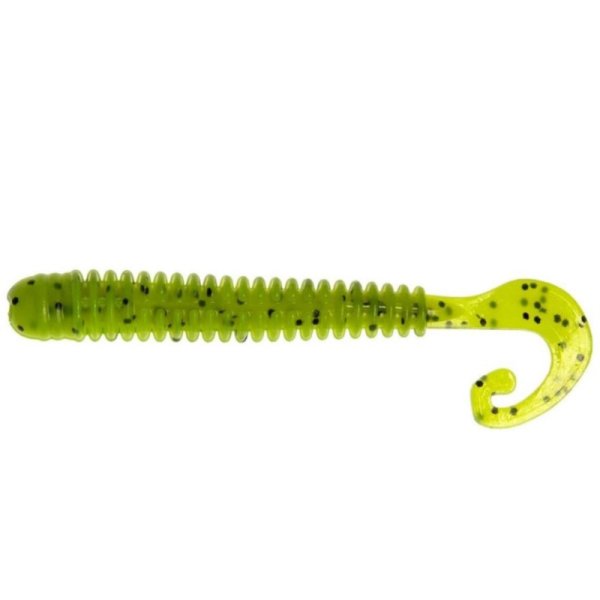 Твистер Helios Credo Long Body 2,95/7,5см Pepper Lime (HS-9-009)